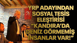 YRP adayından sosyal tesis eleştirisi “Kandıra’da deniz görmemiş insanlar var!”